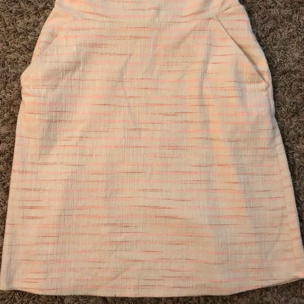 LOFT a-line criss cross back mini dress - Picture 8 of 15